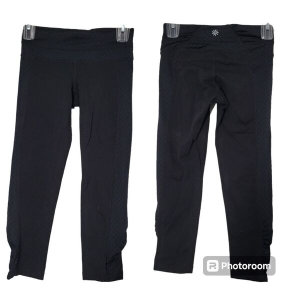 Athleta cropped leggings with side ruching - Picture 1 of 15